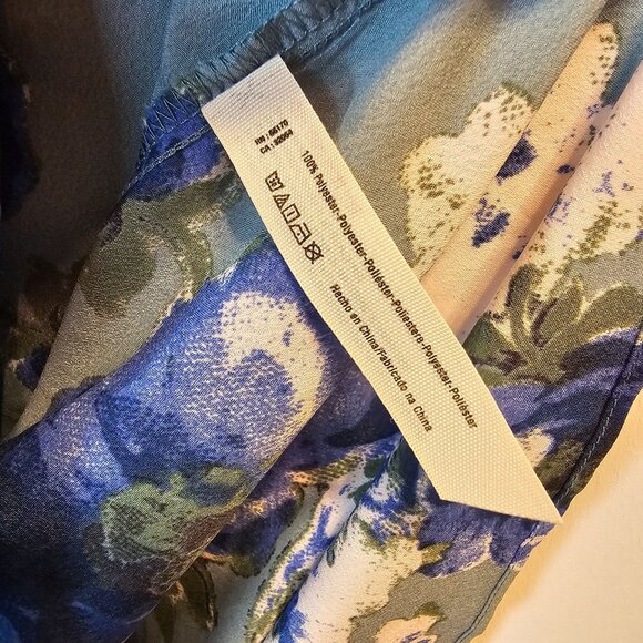 Intimately Free People Cascades Floral Halter Mini Slip Assymetrical Dress, M - Picture 10 of 10